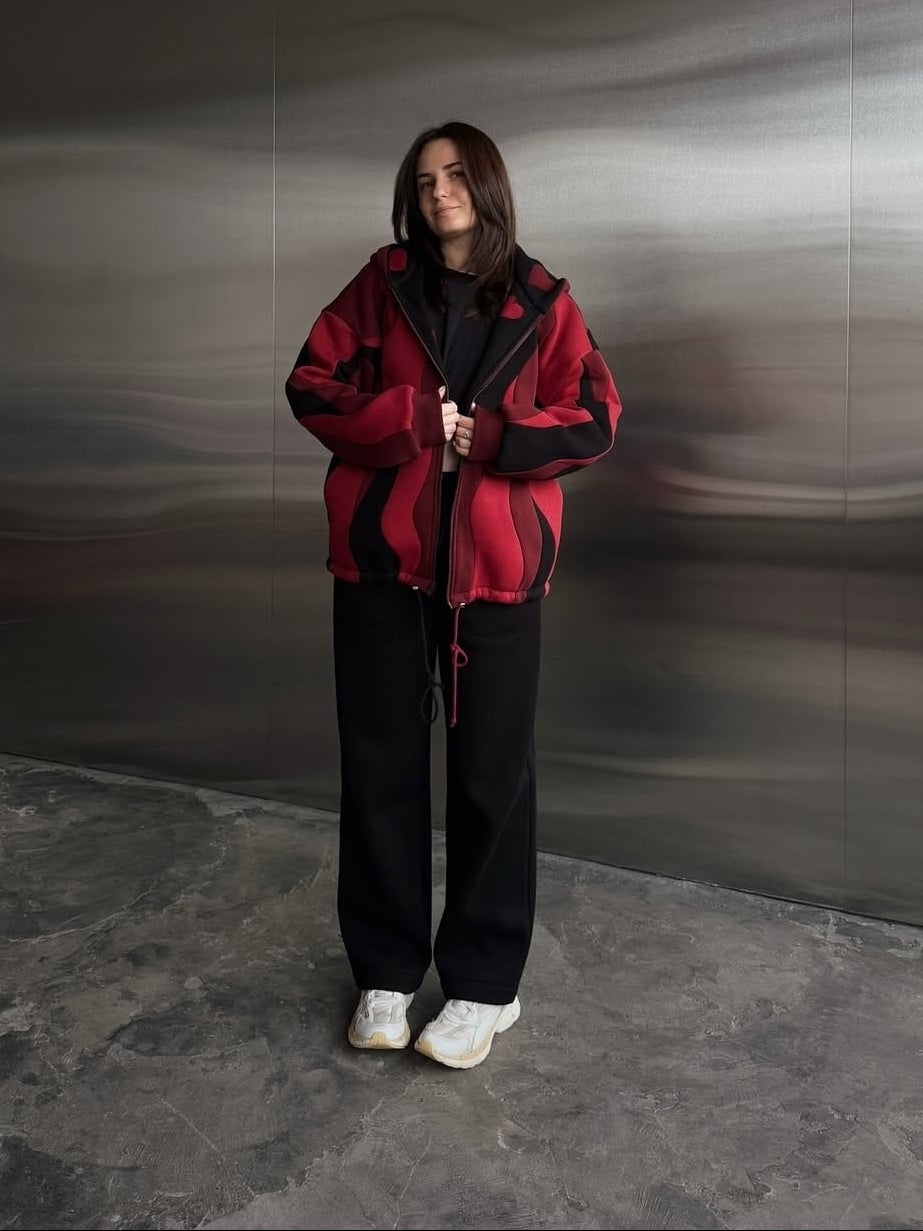 Hearts on Fire Zip Hoodie